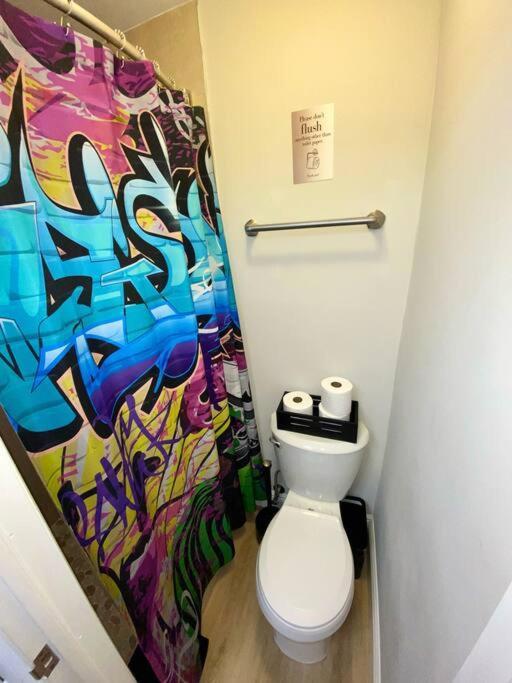 Cozy & Colorful Miami Art Canvas W/Hottub & Murals Dış mekan fotoğraf